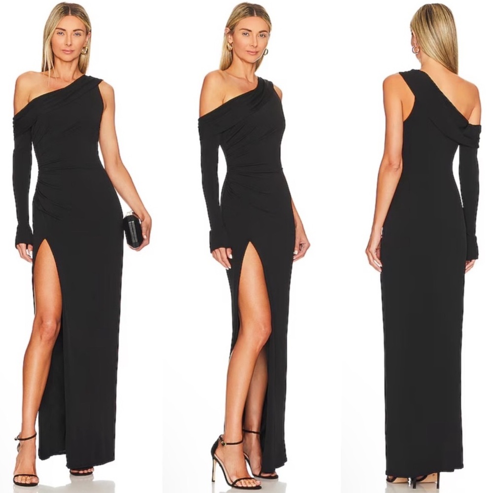 Katie May Mojave Gown Maxi Dress in Black Size Small